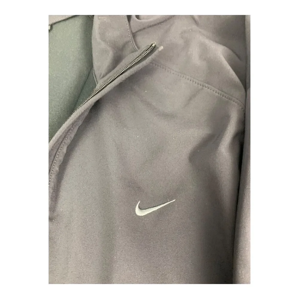 Nike Golf 1/4 Zip Pullover Sweatshirt, Clima Fit, Black w/ Gray, Men’s Size XL